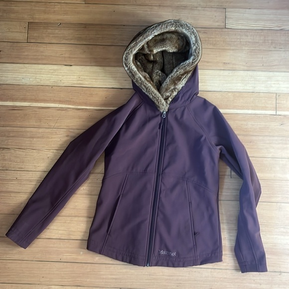 EIC Marmot Furlong Soft Shell jacket, amazingly soft faux fur lined hood! Size M - Picture 2 of 7